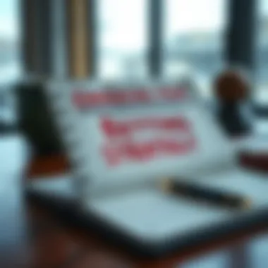 Strategic tips for smart sports betting displayed on a notebook