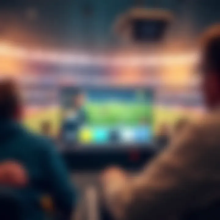 User-friendly interface of a sports streaming platform
