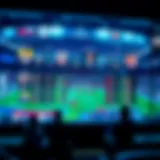 Interactive Live Sports Streaming Live sports streaming interface showcasing real-time updates