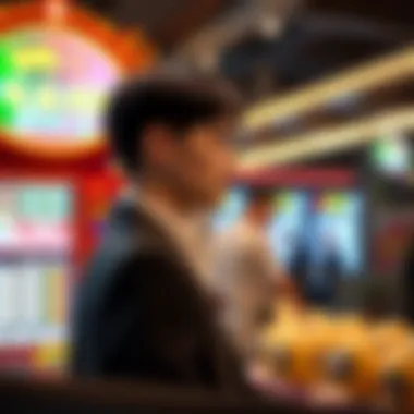 An illustration depicting the concept of the SuperJack lottery game in Korea