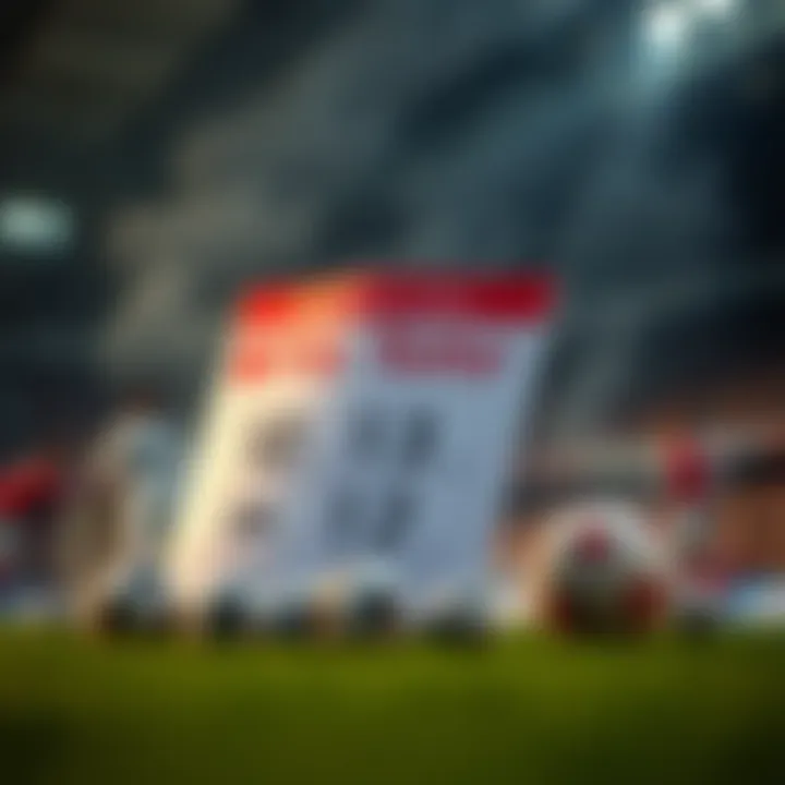 Illustration showcasing basic principles of Toto betting