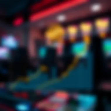 TotoBit's Growth in the Gaming Sector A graph showing the rise of TotoBit in the gaming industry