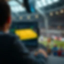 A digital representation of a sports betting platform interface