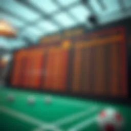 Illustration of a strategic betting board highlighting different strategies